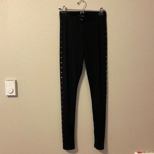Nollie black studded leggings small #82